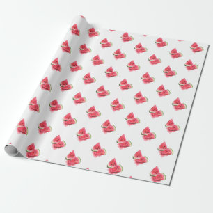 Red Sweet Juicy Watermelon Wrapping Paper Geschenkpapier