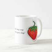 Red Sweet Strawberry - Bearbeitungssatz Kaffeetasse (VorderseiteRechts)