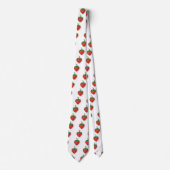 Red Sweet Strawberry Muster Krawatte (Vorderseite)