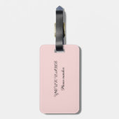 Red Sweet Strawberry - personalisiert Gepäckanhänger (Rückseite vertikal)