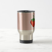 Red Sweet Strawberry Reisebecher (Mittel)