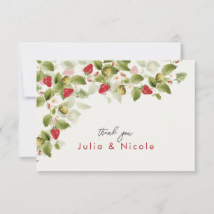 Red Sweet Wild Strawberry Blume Hochzeit