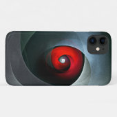 Red Swirl Artistic Modern Abstrakt Art Pattern #19 Case-Mate iPhone Hülle (Rückseite (Horizontal))