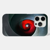 Red Swirl Artistic Modern Abstrakt Art Pattern #19 Case-Mate iPhone Hülle (Rückseite (Horizontal))