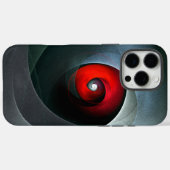 Red Swirl Artistic Modern Abstrakt Art Pattern #19 Case-Mate iPhone Hülle (Rückseite (Horizontal))