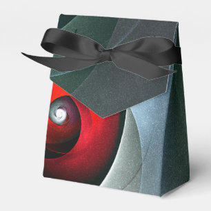 Red Swirl Artistic Modern Abstrakt Art Pattern #19 Geschenkschachtel