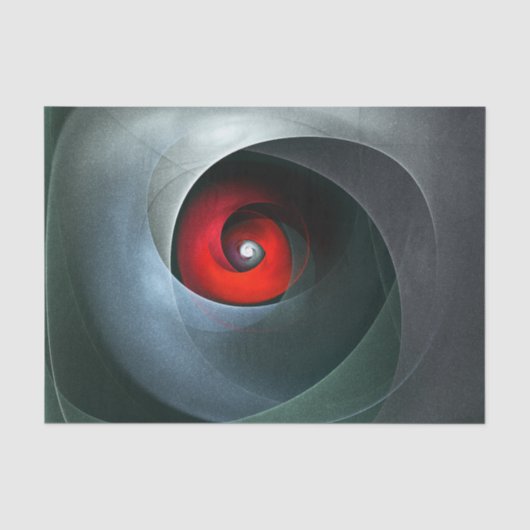 Red Swirl Artistic Modern Abstrakt Art Pattern #19 Seidenpapier (Vorderseite)