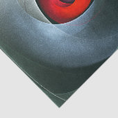 Red Swirl Artistic Modern Abstrakt Art Pattern #19 Seidenpapier (Ausschnitt)