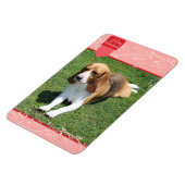 Red Tab & Blüh Merry Christmas Magnet (Linke Seite)