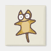 Red Tabby Cat Magnet (Vorne)