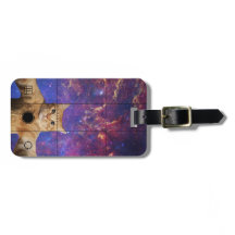 Red Tabby Cat Selfie im Weltraum