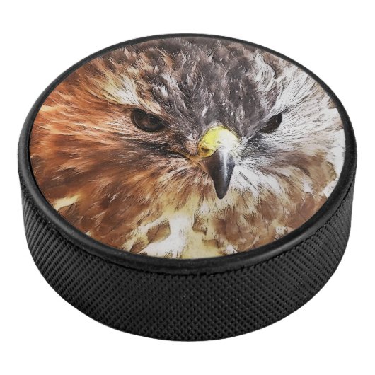 RED TAED HAWK EISHOCKEY PUCK (3/4)