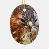 RED TAED HAWK KERAMIK ORNAMENT (Hinten)