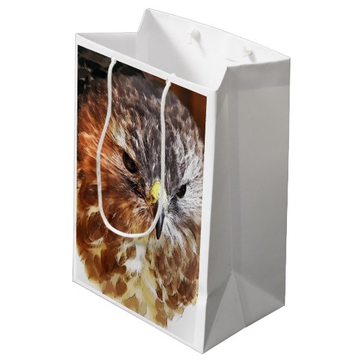 RED TAED HAWK MITTLERE GESCHENKTÜTE (Rückseite Schrägansicht)