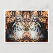 Red Tail Hawk Doubled Postkarte (Vorderseite)