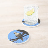 Red Tail Hawk (Juvenile) Untersetzer (Seite)