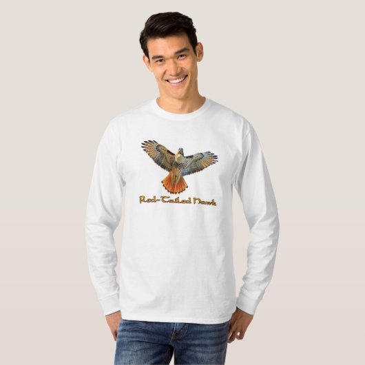 Red-Tail Hawk Long T - Shirt (Vorne ganz)