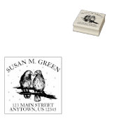 Red Tail Hawk Lovebirds Snow Bird-Adresse Gummistempel (Stempel)