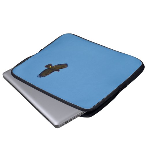Red-Tail Hawk Soaring Laptopschutzhülle (Vorne Knopf)