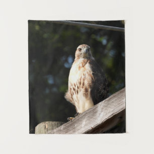 Red Tail Hawk Tapestry - klein Wandteppich