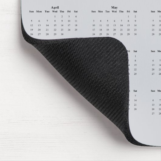 Red-tailed Hawk: Customize full year 2026 calendar Mousepad (Ecke)