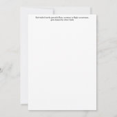 Red-tailed hawk Greeting Card Einladung (Rückseite)