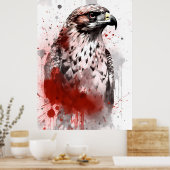 Red Tailing Hawk Poster (Küche)