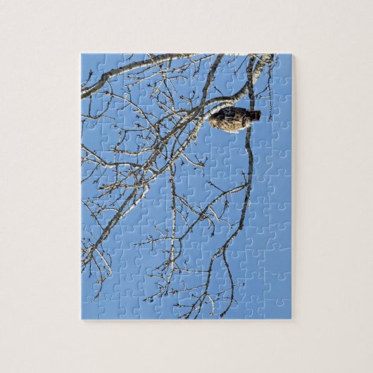 Red Tailing Hawk Puzzle (Vertikal)
