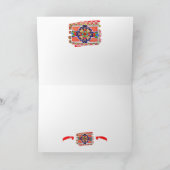 Red Talavera Malerei Mexiko Gruß Karte (Innenseite)