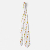 RED TALISMAN / Gold Ankh, White Krawatte (Rückseite)