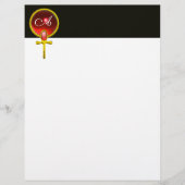 RED TALISMAN MONOGRAM ruine, hellgelb (Vorderseite)