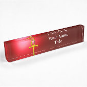 RED TALISMAN, NAMENSPLAKETTE