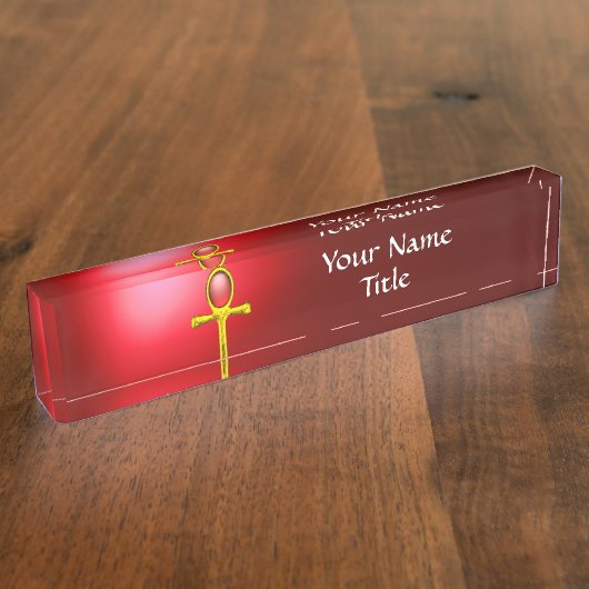 RED TALISMAN, NAMENSPLAKETTE (Seite)