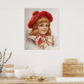 Red Tam Girl Poster (Küche)