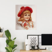 Red Tam Girl Poster (Heimbüro)