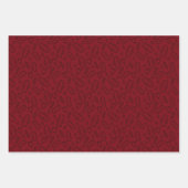 Red Tampon Pad Muster des ersten Party Geschenkpapier Set (Vorderseite 2)