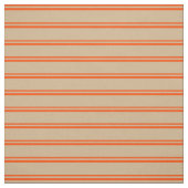 Red & Tan Colored Linde Muster Stoff (Muster)