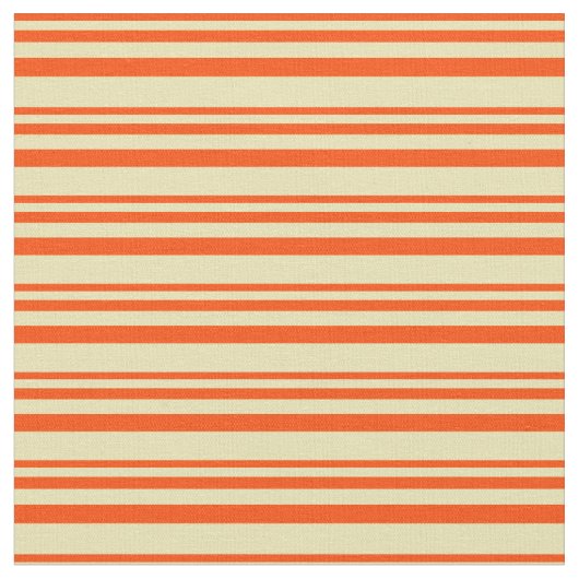 Red & Tan Muster Stoff (Nahaufnahme)