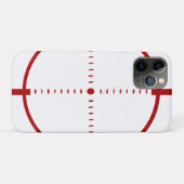 Red Target Phone Case - Precision Crosshair Graphi (Rückseite (Horizontal))