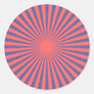 Red Target - Runder Aufkleber