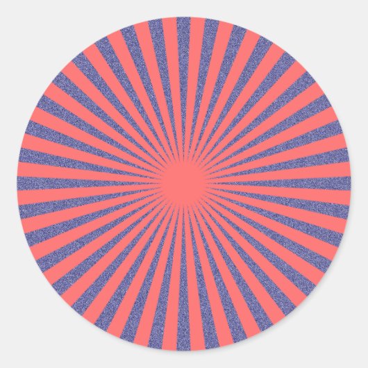 Red Target - Runder Aufkleber (Vorderseite)