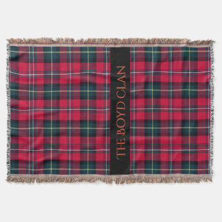 Red Tartan (anpassbar) Decke