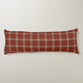 Red Tartan Body Pillow Seitenschläferkissen (Rückseite)