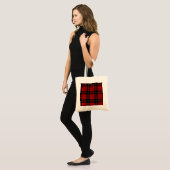 Red Tartan Budget Tasche (Vorderseite (Model))