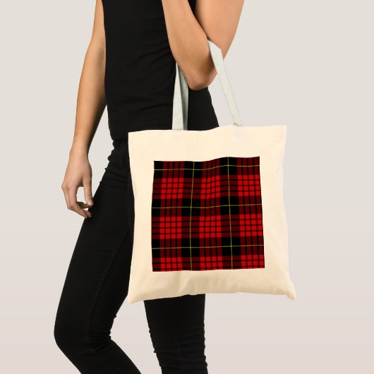 Red Tartan Budget Tasche (Vorderseite (Produkt))