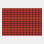 Red Tartan Christmas Geschenkpapier Set (Vorderseite 3)