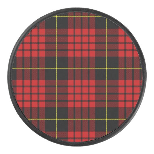 Red Tartan Hockey Puck (Vorderseite)