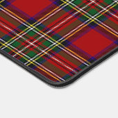 Red Tartan Kariert Design Desk Mat Schreibtischunterlage (Ecke)