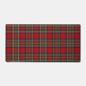 Red Tartan Kariert Design Desk Mat Schreibtischunterlage (Vorderseite)