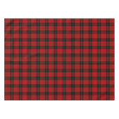 Red Tartan Kariert Holiday Tischdecke (Vorderseite (Horizontal))